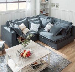 Kotna sedežna garnitura Stella v obliki r A+E+Z