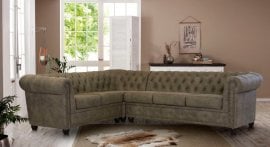 Kotna sedežna garnitura York 3+C+2