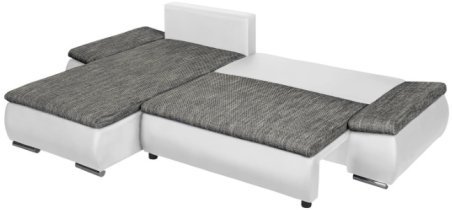 Ropez - Kotna sedežna garnitura Acra - tkanine Soft/Lawa, Soft/Berlin