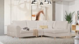 Kotna sedežna garnitura Ariella - tkanine Abriamo