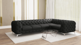 Kotna sedežna garnitura Chelsea 3+C+1 - tkanine Enjoy, Riviera