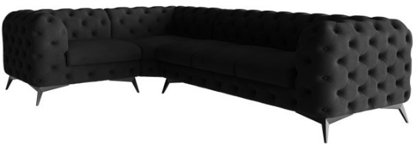 L - Riviera 100 noge črne mat