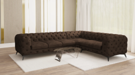 Kotna sedežna garnitura Chelsea 3+C+2 - tkanine Nobilia, Preston