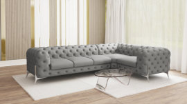 Kotna sedežna garnitura Chelsea Bis 3+C+1 - tkanine Enjoy, Riviera