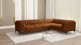 Kotna sedežna garnitura Chelsea Bis 3+C+1 - tkanine Preston