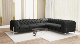 Kotna sedežna garnitura Chelsea Bis 3+C+2 - tkanine Enjoy, Riviera