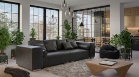 Raztegljiv trosed Jumbo - tkanine Gobi