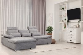 Kotna sedežna garnitura Merkur 2+OT - tkanine Aragon 93