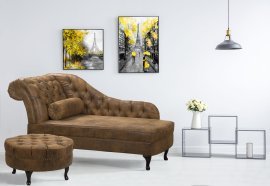 Ležalnik Pako - tkanine Gobi, Ranger