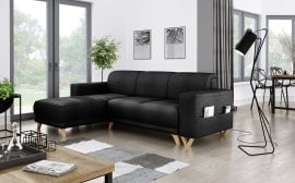 Kotna sedežna garnitura Bella - tkanine Cablo