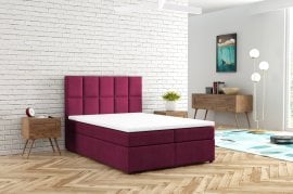 Boxspring postelja Flip - 140x200 cm - tkanine Monolith