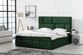 Boxspring postelja Lola - 160x200 cm - tkanine Monolith