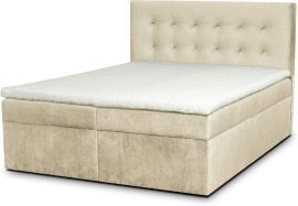 Boxspring postelja Paris - 180x200 cm - tkanine Monolith