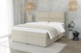 Boxspring postelja Rico - 140x200 cm - tkanine Cloud