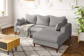 Kotna sedežna garnitura Beata - tkanina Fjord