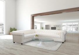 Kotna sedežna garnitura Chester - 3+E+3