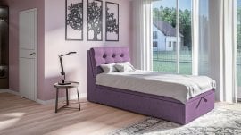 Boxspring postelja Daisy - 120x200 cm - tkanine Enjoy