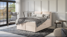 Boxspring postelja Jake - 140x200 cm