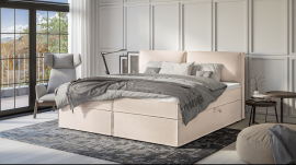 Boxspring postelja Jake - 200x200 cm