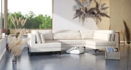 Kotna sedežna garnitura Jose v U obliki