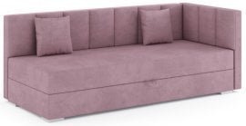 Boxspring postelja Klara z tapeciranim vzglavjem - 100x200 cm 