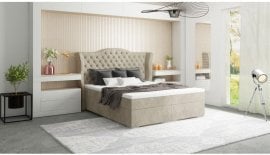 Boxspring postelja Montana - 140x200 cm