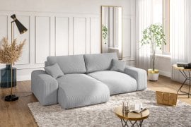 Kotna sedežna garnitura Justin - tkanine Lincoln