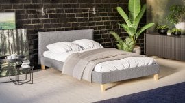 Postelja Tina - 140x200 cm - tkanine Catch Me