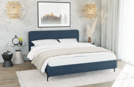 Krevet Barker - 90x200 cm - tkanina Run Again