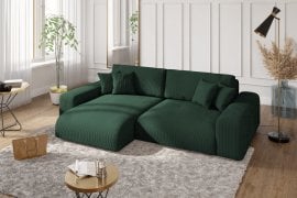 Kotna sedežna garnitura Sarina - tkanine Lincoln