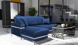 Kotna sedežna garnitura Silver Mini