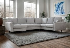 Sedežna garnitura v U obliki Vasco OT-II-R-II