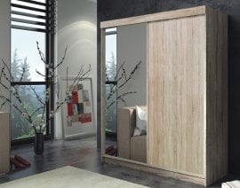 Garderobna omara z drsnimi vrati Aruba