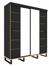 Arkos meble - Garderobna omara z drsnimi vrati Golden 250
