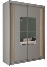 Garderobna omara z drsnimi vrati Jamajka 150 - siva