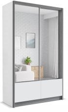 Garderobna omara z drsnimi vrati Luis 120