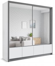 Garderobna omara z drsnimi vrati Luis 200