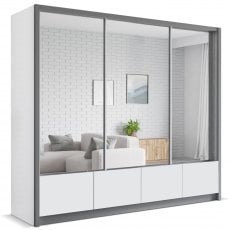 Garderobna omara z drsnimi vrati Luis 250