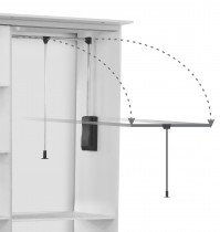 Arkos meble - Garderobna omara z drsnimi vrati Malaga 250 LED