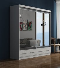 Garderobna omara z drsnimi vrati Margo 200