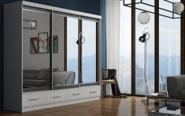 Garderobna omara z drsnimi vrati Margo 250