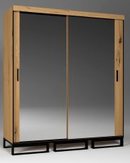 Garderobna omara z drsnimi vrati Oslo 200