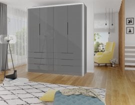 Garderobna omara Rize LED