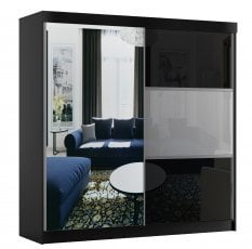 Garderobna omara z drsnimi vrati Rumba 200