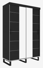 Garderobna omara z drsnimi vrati Silver 150