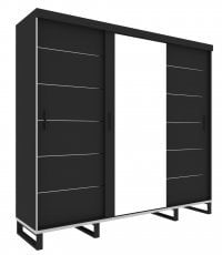 Garderobna omara z drsnimi vrati Silver 250