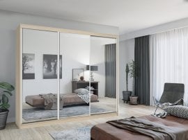 Garderobna omara Lux 250 cm - sonoma hrast