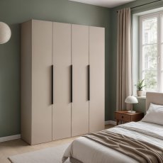 Garderobna omara Nicea 180 cm - glina