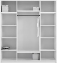 Arkos meble - Garderobna omara Paris 160 cm - siva