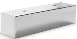 Pravokotne nogice za sedežne garniture Brattex - krom